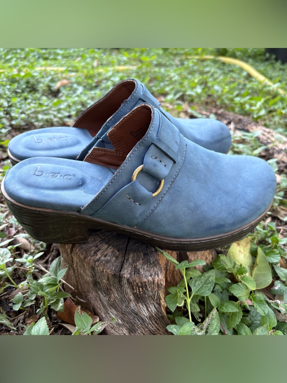b.ø.c. Suede Mule Clogs